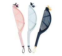 Ipetboom 3 pièces Égouttoir Manuel pour Riz et Légumes Tamis Écologique Filtre à Mailles Fines Set de Polyvalent pour Lavage et Égouttage Couleur Aléatoire Couleur Aléatoire
