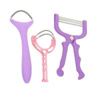 Ipetboom 3 pièces Épilateur Facial Manuel Épilateur à Ressort Pratique Dispositif et Portable pour Élimination Précise des Poils Visage Couleur Aléatoire Couleur Aléatoire