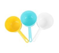 Ipetboom 3 pièces Lot de Louches à Eau Épaisses pour Cuisine et Salle de Bain Poignée Confortable Louche Ménagère Polyvalente pour Arrosage et Bain Usage Domestique Couleurs Assorties
