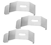 Ipetboom 3 Pièces Supports de Fixation pour Rideaux Plissés Lot de Crochets Verticaux Robustes pour Stores Romains Accessoires Faciles à Installer pour Persiennes