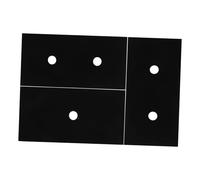 Ipetboom 3 pièces Tapis de Protection pour Cuisinière Gaz Résistant Chaleur et Anti-Huile Set de Couvre-brûleurs pour Plaque de Cuisson Protection pour Plan de Travail