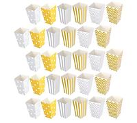 Ipetboom 30 Boîtes Boîte De Pop-corn De Pop-corn Sacs De Pop-corn En Papier Récipient De Service De Pop-corn Conteneur De Pop-corn Classique Hot-dog Papier Alimentaire Fil De Bébé