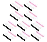 Ipetboom 30 Paires D’Embouts de Branches en Silicone Souple Antidérapants pour Lunettes - Manchons Transparents Noirs et Roses - Maintien Confortable pour Sport Quotidien et Activités