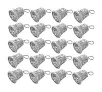 Ipetboom 30 Pièces Grelots Alliage Vintage Décorations de Noël Accessoires DIY Pendentifs Cloches Retro pour Animaux et Bricolage