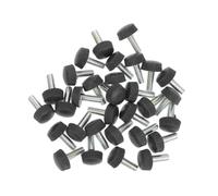 Ipetboom 30 pièces Lot de Réglables pour Meubles Inserts Filetés Nivellement Précis pour Tables Bureaux et Tables Basses Protection Anti-Rayures et du Bruit