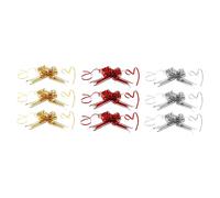 Ipetboom 30 pièces Lot Nœuds Tirables Ruban pour Décoration Cadeau Mariage Couleurs Argentées Facile à Former et Polyvalent pour et