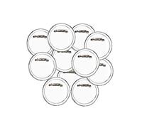 Ipetboom 30pièces Kit De Badges Transparents Acrylique Avec Épingle Pour Créatifs Et Customisation Diamètre Rond