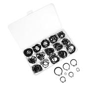 Ipetboom 320 pièces Clips Circlips Extérieurs Ressorts Acier Boîte Rangement Compartimentée pour