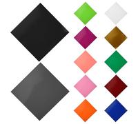 Ipetboom 36 feuilles Papier Sublimation Thermocollant Multicolores pour Transfert Textile DIY T-shirts Chapeaux Sacs Non Pur Coton Compatible Presse Chaude et Impression Jet Encre