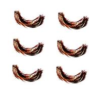 Ipetboom 3paires Faux Exagérés Plumes Colorées Pour Maquillage De Costume Et Festivités