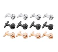 Ipetboom 3paires Lot Boutons De Manchette Vintage Style Nœud Pour Homme Chemises Et Smoking Accessoire De Vêtements Pour Occasions Spéciales