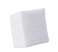 Ipetboom 3paquets Coton Démaquillant Disques Non Tissés Trois Couches Éponge Faciale Pratique Accessoires De Maquillage Blancs