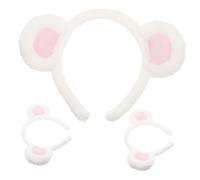 Ipetboom 3pièces Bandeau Pour Femme Motif Ours Dessin Set De -tête Pour Cosplay Fête Et Accesorios Cheveux