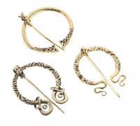 Ipetboom 3pièces Broches Viking Vintage Pin Pour Châle Écharpe Boucle Cardigan Et Pull Fermoirs