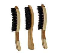 Ipetboom 3pièces Brosse à Barbe Poils De Sanglier Pour Brosse Naturel Pour Coiffage Et Entretien Barbe Pour Usage Et Voyage
