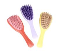 Ipetboom 3pièces Brosse à Cheveux Auto-nettoyante Peigne De Massage Pour Chevelu Pour Démêlage Doux Soin Capillaire Optimal