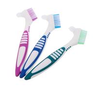 Ipetboom 3pièces Brosse De Nettoyage Dentaire à Double Extrémité Brosse à Dents à Poils Souples Outil De Soins Dentaires Pour Personnes Âgées