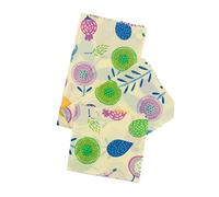 Ipetboom 3pièces Enveloppements Alimentaires Cire Abeille Tissus De Conservation Alimentaire Coton Couleurs Assorties