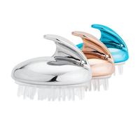 Ipetboom 3pièces Exfoliant Pour Chevelu Silicone Brosse De Massage Pour Cheveux Secs Et Mouillés Shampoing Pour Chevelu Masseur De Douche Multifonction