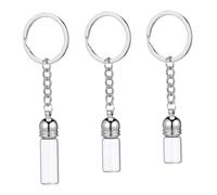 Ipetboom 3pièces Flacons Parfum Voyage Verre Transparent Avec Porte rgenté Bouteilles Vides Miniatures Pour Stockage Et Décoration Petite Moyenne Volumineuse Accessoire Pratique