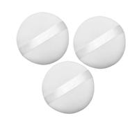 Ipetboom 3pièces Houppette Coton Lavable Pour Et Maquillage Puff Ronde Pour Visage Et Douce Et Pratique