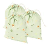 Ipetboom 3pièces Lot Cordons Vert Avocat Petits Pochons Tissés Polyvalents Pour Rangement Bijoux Cadeaux Linges Voyage