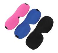 Ipetboom 3Pièces Masque pour Yeux de Couleurs Optimal pour Réparateur Voyage