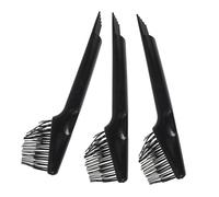Ipetboom 3pièces Peigne Nettoyant pour Brosses à Cheveux Brosse de Massage pour Chevelu Outil Anti-poussière Dépoussiérant pour Coiffeur