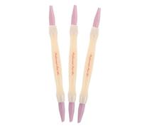 Ipetboom 3pièces Pierre Outil De Manucure à Double Tête à Ongles Stylo De Polissage Pour Élimination Des Cuticules Et Soin Des Ongles Des Mains