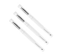 Ipetboom 3pièces Pinceau à Sourcils à Double Extrémité Avec Brosse Spirale Et Pinceau Plat Pour Ensemble De Parfait Pour Maquillage Retouches