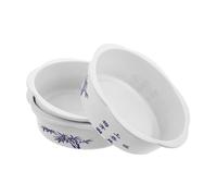 Ipetboom 3pièces Pot De Fleur Lotus Rond Décoratif pour Jardin Jardinière Hydroponique pour Lys Pot De Fleur Imprimé Intérieur Extérieur Bol De Lotus pour Plante Aquatique