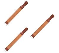 Ipetboom 3pièces Rasoir Strop Double-face Cuir Ceinture Aiguisage Pratique Pour Entretien De Rasoirs Accessoire Pour Rasage Maison Et Au Salon
