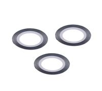 Ipetboom 3pièces Rubans Autocollants Holographiques Pour Nail Art Tapes Auto-adhésifs Pour Manucure Et Pédicure Argenté