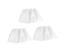 Ipetboom 3pièces Sac Collecteur Poussière Ongle pour Aspirateur Recharge Lot de Sac Collecteur Poussière Blanc Pratique et Simple
