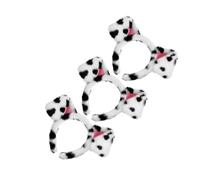 Ipetboom 3pièces -tête Oreilles De Chien Dalmatien Tacheté Bandeau Pour Déguisement Et Cosplay Accessoire De Fête Pour Garçon Fille Et Adultes