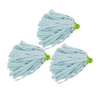 Ipetboom 3pièces Têtes De Mop Réutilisables Microfibre Accessoires De Nettoyage Lavables pour Maison Remplacement Têtes De Mop