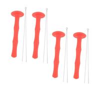 Ipetboom 4 ensembles Piece Silicone Finger Guard For Archery Lightweight Bowstring Protector Finger Tab Accessory For Bow And Arrow Shooting