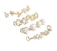 Ipetboom 4 pièces Accessoires de Chaussures Clips Décoratifs pour Sneakers Décor de Chaussures Casual avec Cœurs Cerisiers et Nœuds pour Prom et Plus