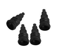 Ipetboom 4 Pièces Automotive Cable Grommet Set Weather-resistant Rubber Firewall Boot For Vehicle Wire Bundle Protection With Uv Resistance And Quick Installation