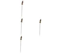 Ipetboom 4 Pièces bâtons de poker à cigares dessiner un outil de accessoires de cigares fournitures de cigares outil de dragage de perceuse à cigares cuivre