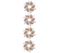 Ipetboom 4 Pièces broche corsage être faire la fête mariage broche de corsage de mariée petit épingle à nourrice Épingle décorative broche de la mariée Broche à revers Femmes strass