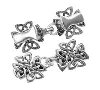 Ipetboom 4 Pièces Clip pull creux fermoirs pour vêtements broches coeur pour femme clip anneau foulard clip tendeur de robe accessoires de broche Alliage de zinc