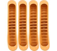 Ipetboom 4 Pièces Coussinet Souple pour Béquille, Coussin pour Béquilles, Tpr, Jaune, Confortable et Facile à Nettoyer, Support Rembourré Bras, Aisselles