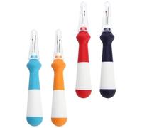 Ipetboom 4 Pièces Découseurs Robustes Grosse Taille Poignée Colorée Ergonomique Outils de Couture Précis pour Décousage et Coupe-Fil Adaptés au DIY et Travaux Manuels