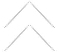 Ipetboom 4 Pièces Élément Chauffant Tubulaire en Quartz Céramique Blanc pour Radiateur Électrique Mural, Performance Solide et Chauffage Rapide, pour Usage Domestique et Bureau