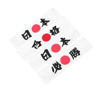Ipetboom 4 Pièces Hachimaki Karate Headband Set Sweatwicking Japanese Bandana With Motivational Phrases Washable Tie Headwear For Karate Sports Team Bonding And Cooking