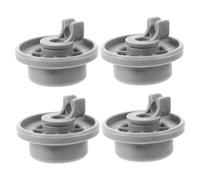 Ipetboom 4 Pièces Kit Roulettes Panier Inférieur Pour Lave-vaisselle Compatible Avec Grandes Marques Roues Durables Pour Réparation Stable Et Facile à Installer