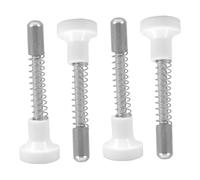 Ipetboom 4 pièces Lot de Loquets à Ressort pour Berceau avec Tige de Levage Ajustable Loquets de Lit pour Garçon Fille Installation Facile Sécurité Renforcée pour Fenêtre et Barrière
