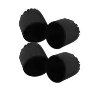 Ipetboom 4 pièces Patins Antidérapants pour Échelle Caoutchouc Protection Résistante et Amortissante pour Échelle Accessoires de Remplacement Durables pour Escabeaux et Échelles