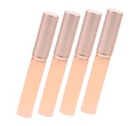 Ipetboom 4 Pièces Pinceaux à Lèvres Silicone Ronds Avec Capuchon Applicateur Polyvalent Pour Maquillage Des Lèvres Outil De Voyage Pour Soin Des Lèvres